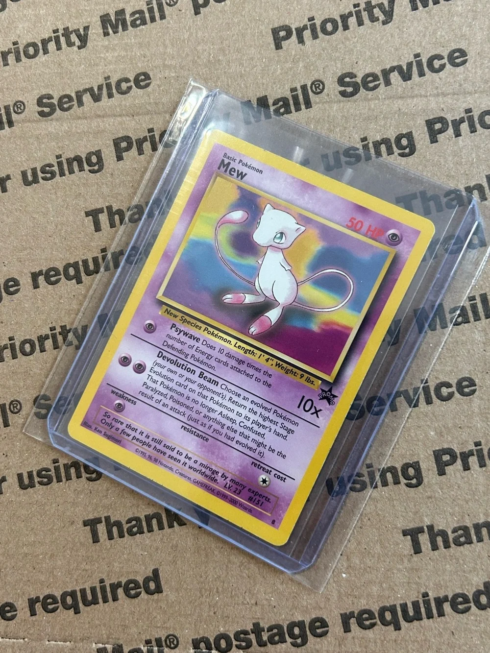 ‘99-‘00 Pokemon TCG Mew Promo No. 8 #151